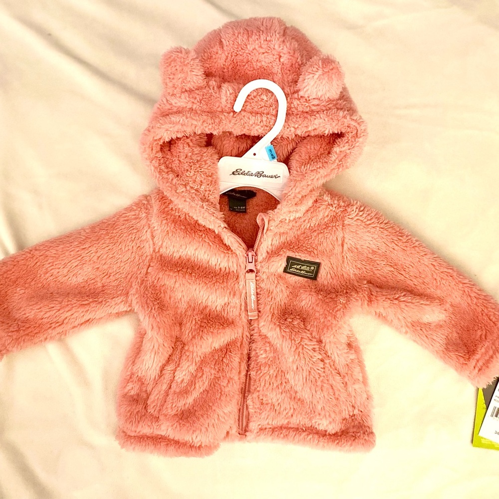 Teddy bear Eddie Brauer jacket